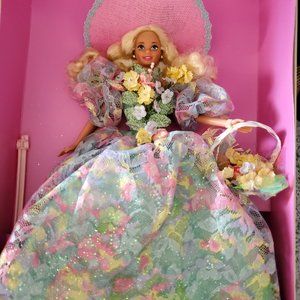Enchanted Season Barbie-Spring Bouquet Barbie-1994